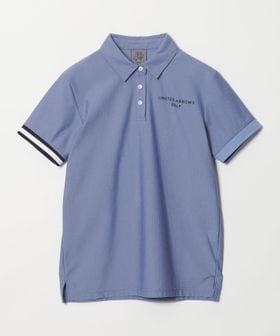 UNITED ARROWS GOLF/ウィメンズ メッシュ アームライン ポロシャツ 吸水速乾/ポロシャツ