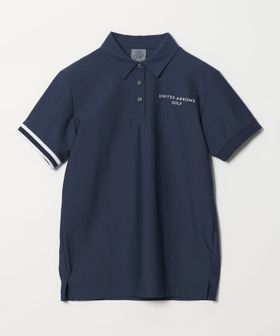 UNITED ARROWS GOLF/ウィメンズ メッシュ アームライン ポロシャツ 吸水速乾/ポロシャツ