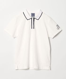 UNITED ARROWS GOLF/ウィメンズ  ライン カノコ ポロシャツ UV 吸水速乾/ポロシャツ