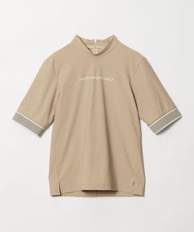 UNITED ARROWS GOLF/ウィメンズ バックジップ ハイネック プルオーバー 接触冷感 UV ストレッチ/Tシャツ / カットソー