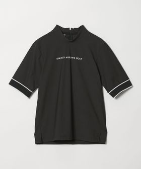 UNITED ARROWS GOLF/ウィメンズ バックジップ ハイネック プルオーバー 接触冷感 UV ストレッチ/Tシャツ / カットソー