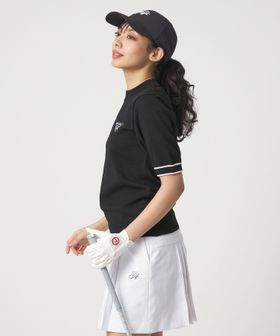 UNITED ARROWS GOLF/ウィメンズ モックネック ショートスリーブ ニット/ニット / セーター