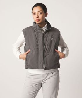 UNITED ARROWS GOLF/ウィメンズ カルバック ベスト ヨコストレッチ 撥水/中綿 / キルティングジャケット