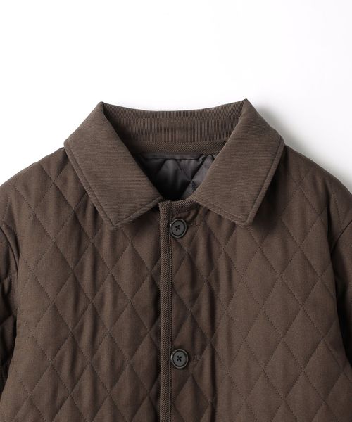 希少⭐︎コスチュームナショナル 中綿スエードステンカラーコート キルティング裏地 LEON掲載】【DUNFORD SHORT】パーテックスシールドエアーステン