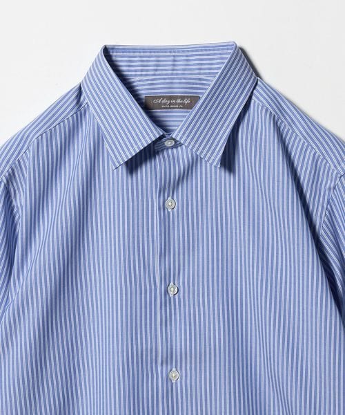 シャツ　ブルー UNITED ARROWS LTD. OUTLET｜<CITEN>エアリーテクスチャービッグ