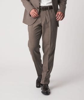 A DAY IN THE LIFE/ウールライク バスケット ノープリーツ スラックス―セットアップ対応・ウォッシャブル―＜A DAY IN THE LIFE＞/セットアップ パンツ