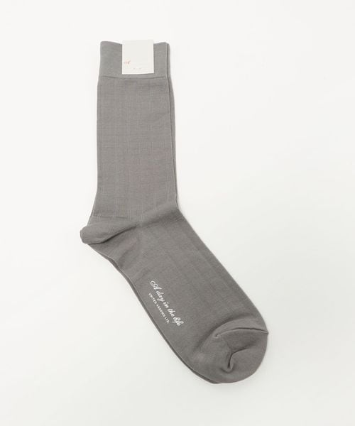 A DAY IN THE LIFE/シルケット ストライプ レギュラーソックス＜A DAY IN THE LIFE＞/ソックス / 靴下