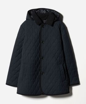 A DAY IN THE LIFE/ウールライク サージ キルト ステンカラーコート＜A DAY IN THE LIFE＞/中綿 / キルティングジャケット