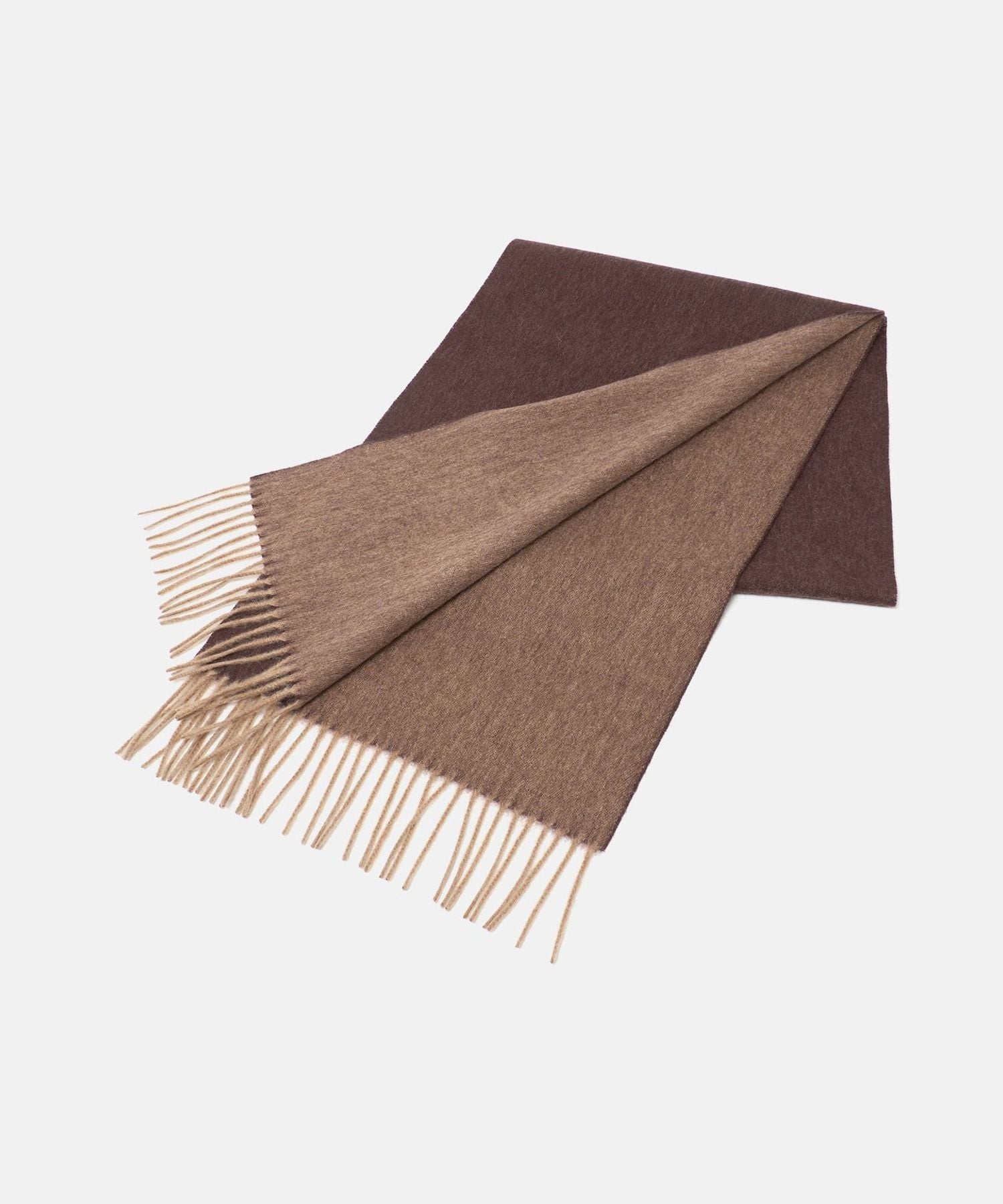 カシミヤブレンド リバーシブル ソリッドマフラー＜A DAY IN THE LIFE＞