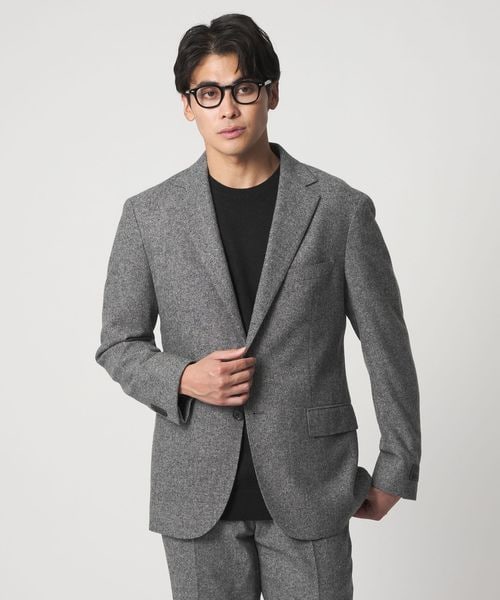A DAY IN THE LIFE/ホームスパン グレー テーラードジャケット―セットアップ対応―＜A DAY IN THE LIFE＞/セットアップ ジャケット
