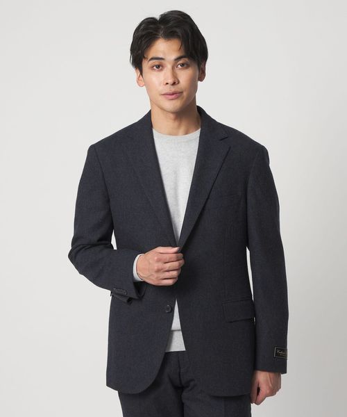 A DAY IN THE LIFE/ホームスパン ネイビー テーラードジャケット―セットアップ対応―＜A DAY IN THE LIFE＞/セットアップ ジャケット