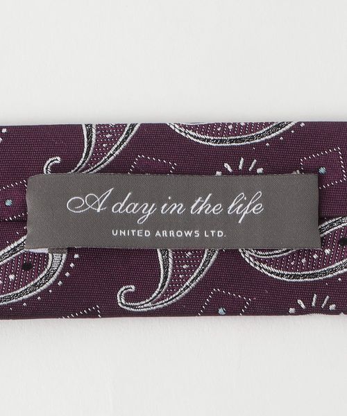 UNITED ARROWS ペイズリー柄 ネクタイ ペイズリー ネクタイ 4＜A DAY IN THE LIFE＞