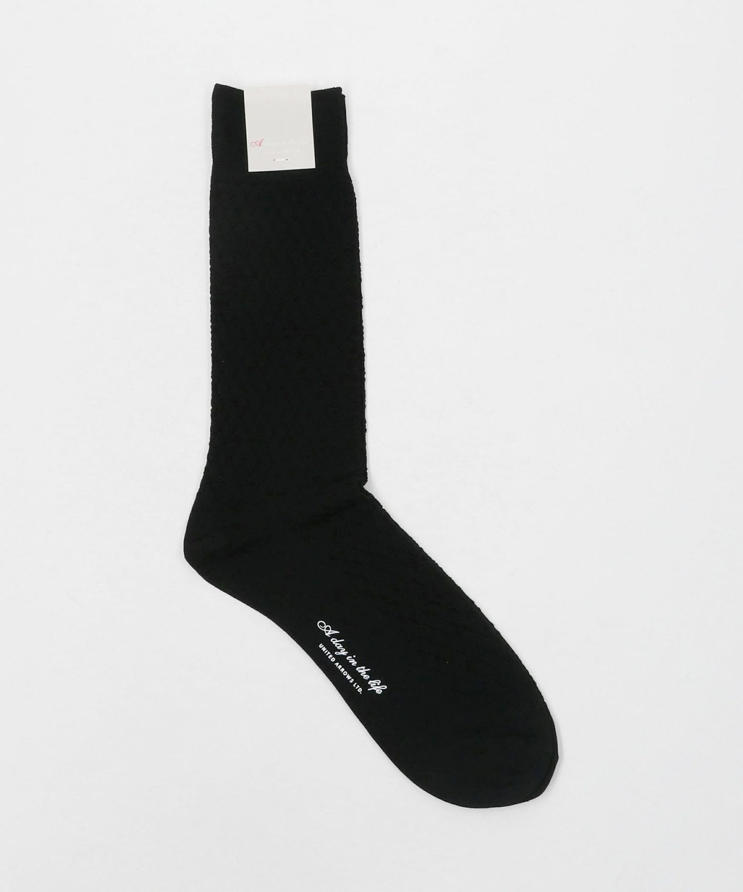 シルケット ダイヤキルト レギュラーソックス＜A DAY IN THE LIFE＞