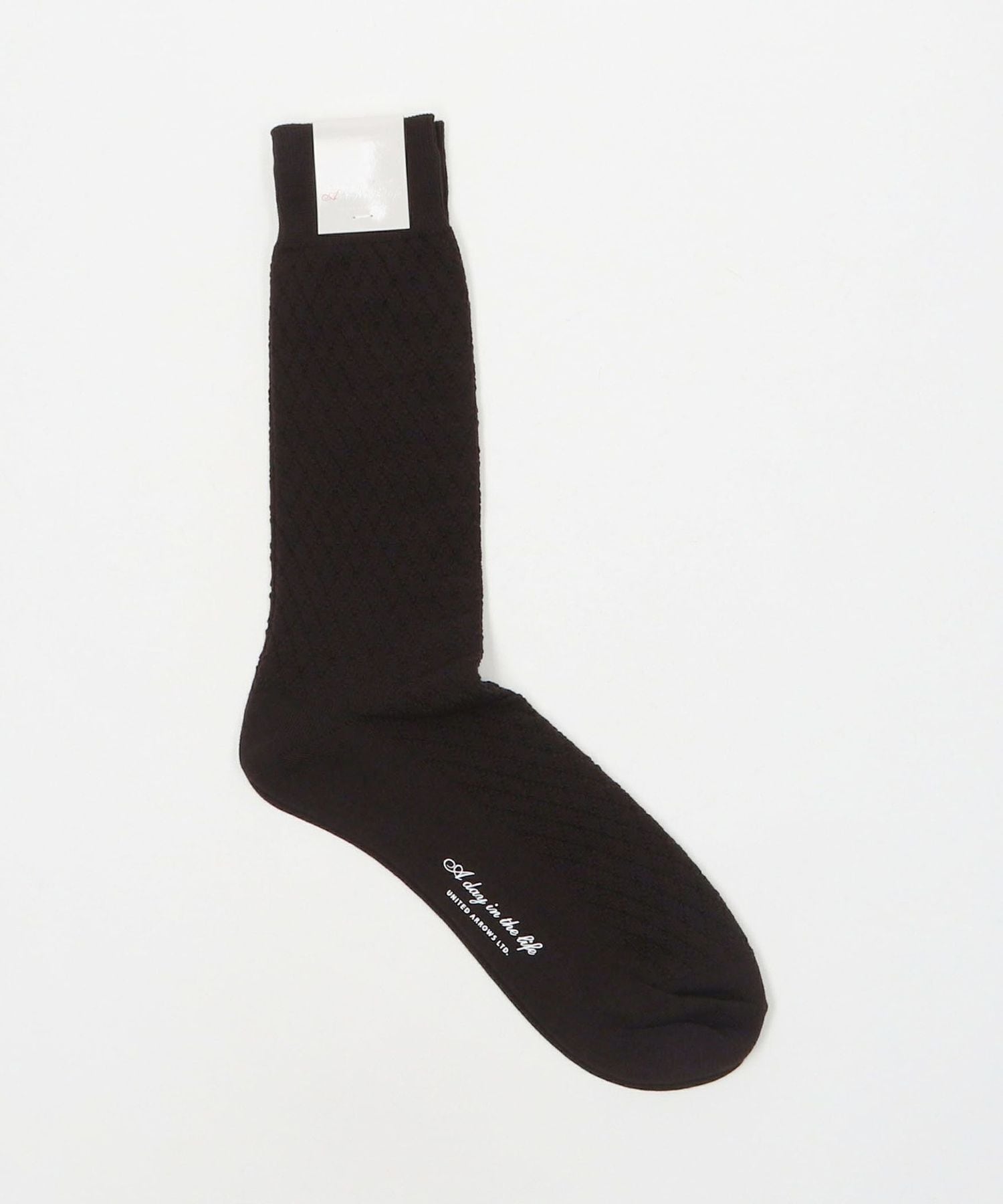 シルケット ダイヤキルト レギュラーソックス＜A DAY IN THE LIFE＞