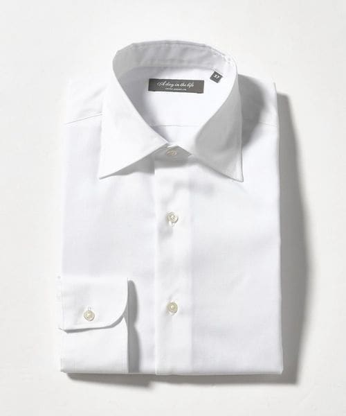 A DAY IN THE LIFE/ヘリンボーン セミワイドカラーシャツ―イージーケア―＜A DAY IN THE LIFE＞/シャツ / ブラウス