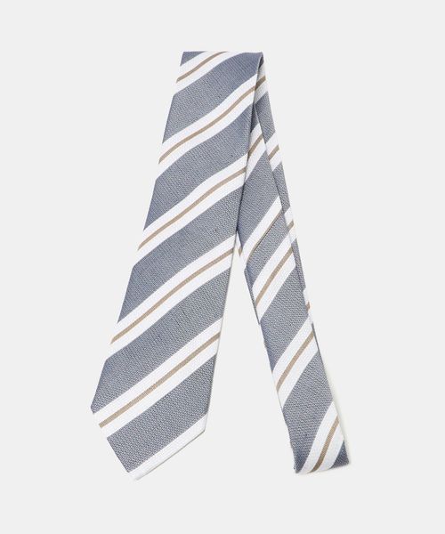 A DAY IN THE LIFE/シルク リネン ストライプネクタイ 1＜A DAY IN THE LIFE＞/ネクタイ / ボウタイ