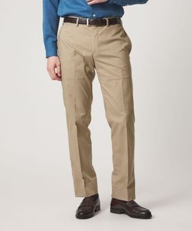 A DAY IN THE LIFE/ツイル ノープリーツ テーパード スラックス ―マシンウォッシャブル・接触冷感―＜A DAY IN THE LIFE＞/スラックス