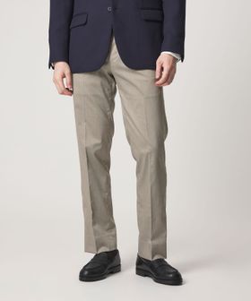 A DAY IN THE LIFE/ツイル ノープリーツ テーパード スラックス ―マシンウォッシャブル・接触冷感―＜A DAY IN THE LIFE＞/スラックス