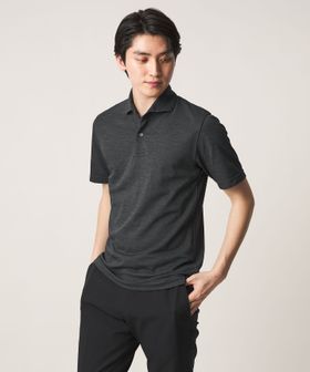 A DAY IN THE LIFE/メランジ カノコ ワイドカラー ポロシャツ―吸水速乾―＜A DAY IN THE LIFE＞/ポロシャツ