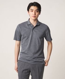 A DAY IN THE LIFE/メランジ カノコ ワイドカラー ポロシャツ―吸水速乾―＜A DAY IN THE LIFE＞/ポロシャツ