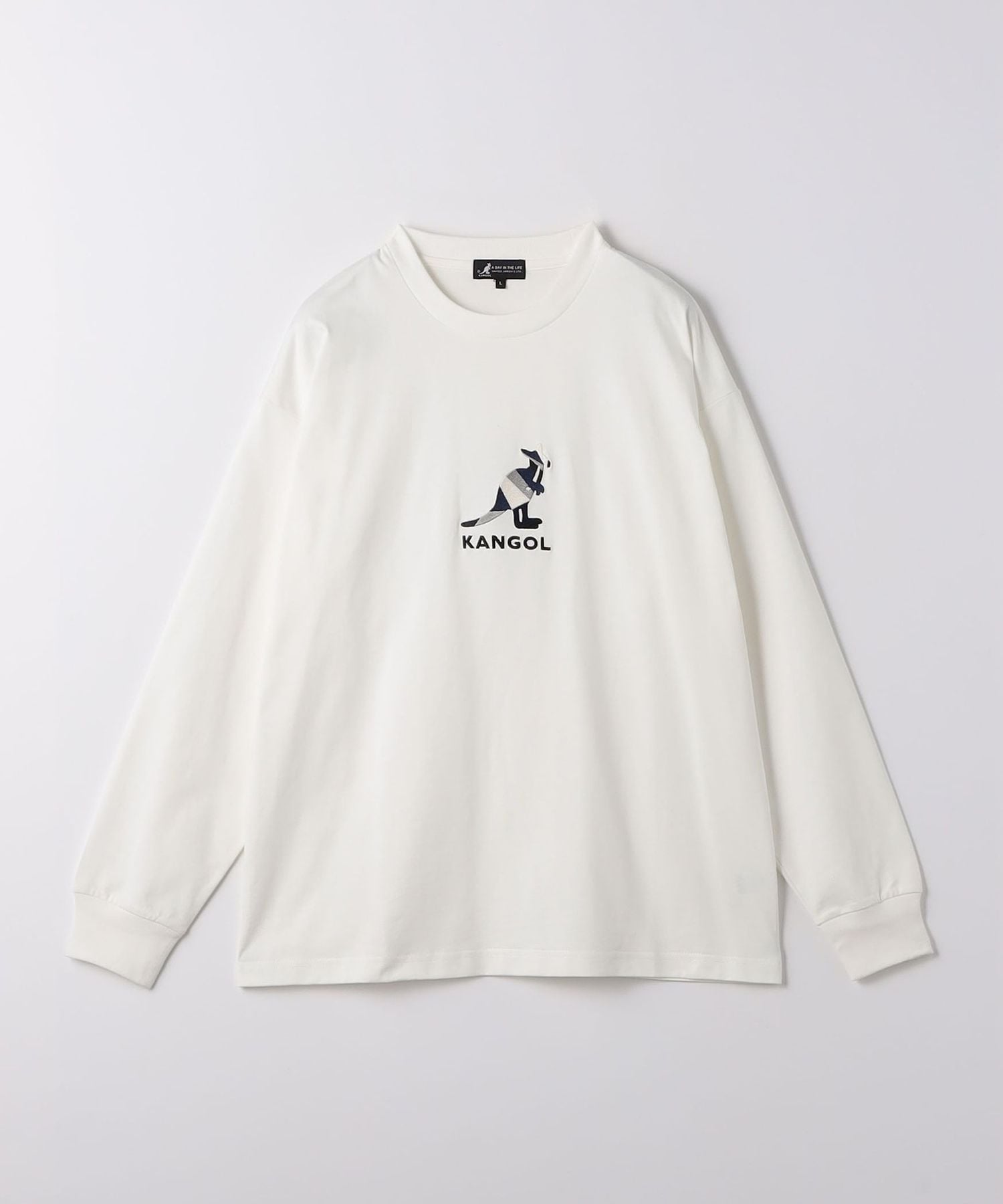 KANGOL パッチワーク ロゴ Tシャツ＜A DAY IN THE LIFE＞