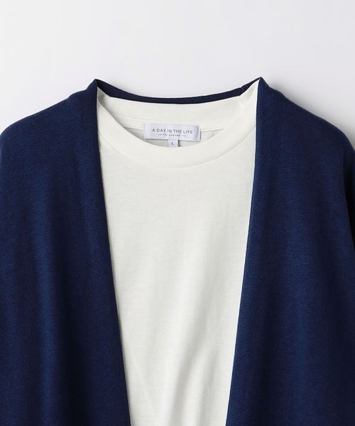 ユナイテッドアローズ アデイインザライフ ロングカーディガン Tシャツ UNITED ARROWS ユナイテッドアローズ A DAY IN THE LIFE 若干