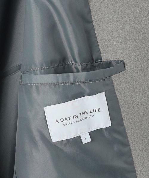 ニットメルトン ルーズ チェスターコート＜A DAY IN THE LIFE＞