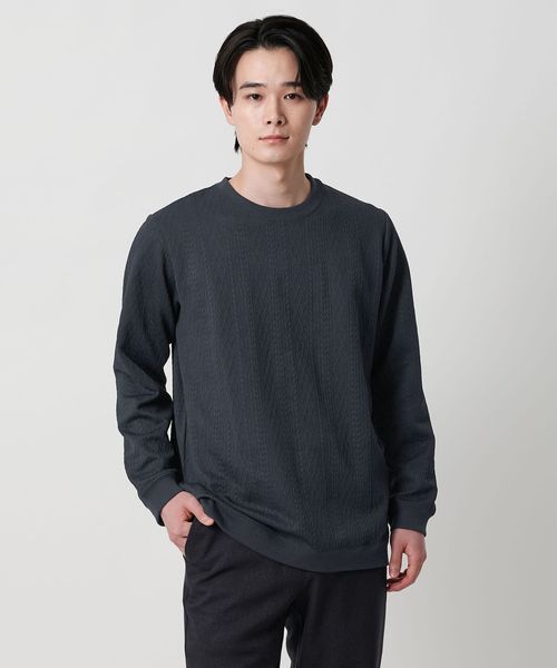 A DAY IN THE LIFE/バウンシー ケーブルジャガード カットソー＜A DAY IN THE LIFE＞/Tシャツ / カットソー