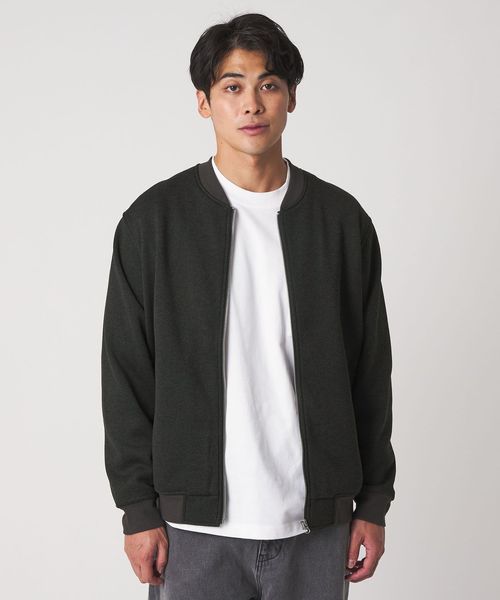 A DAY IN THE LIFE/ニット フリース ヘリンボーンプリント MA―1＜A DAY IN THE LIFE＞/その他コート / ブルゾン