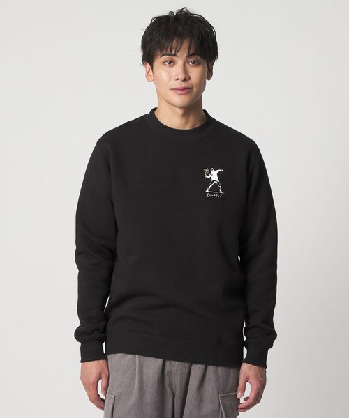 A DAY IN THE LIFE/＜BRANDALISED × A DAY IN THE LIFE ＞バンクシー ワンポイント スウェット/スウェット / パーカー