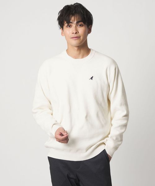 A DAY IN THE LIFE/【別注】 ＜KANGOL＞スウェットライク ニット―マシンウォッシャブル―＜A DAY IN THE LIFE＞/ニット / セーター