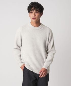 A DAY IN THE LIFE/フェザー ヤーン ミラノリブ クルーネックニット―ウォッシャブル―＜A DAY IN THE LIFE＞/ニット / セーター