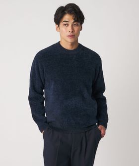 A DAY IN THE LIFE/フェザー ヤーン ミラノリブ クルーネックニット―ウォッシャブル―＜A DAY IN THE LIFE＞/ニット / セーター