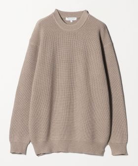 A DAY IN THE LIFE/ミドルゲージ アゼ クルーネックニット―ウォッシャブル―＜A DAY IN THE LIFE＞/ニット / セーター