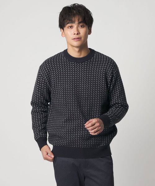 A DAY IN THE LIFE/バーズアイ ニット―ウォッシャブル―＜A DAY IN THE LIFE＞/ニット / セーター