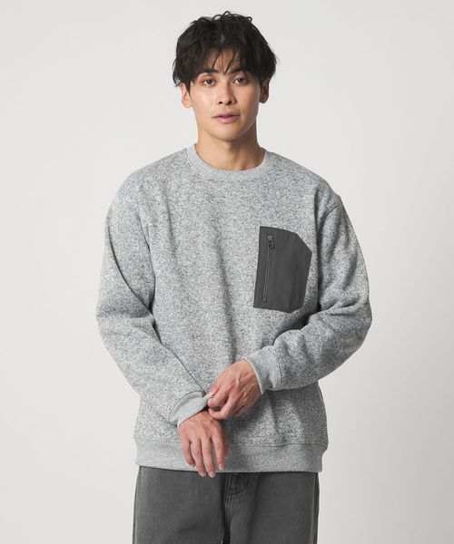 A DAY IN THE LIFE/ニット フリース ジップポケット スウェット＜A DAY IN THE LIFE＞/スウェット / パーカー