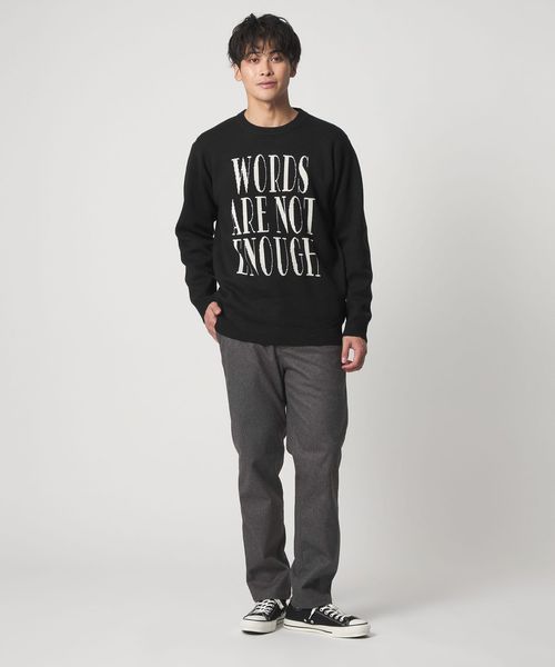 A DAY IN THE LIFE/リラックス ロゴ ニット―ウォッシャブル―＜A DAY IN THE LIFE＞/ニット / セーター