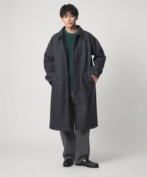 A DAY IN THE LIFE/ニットメルトン バルカラーコート＜A DAY IN THE LIFE＞/その他コート / ブルゾン