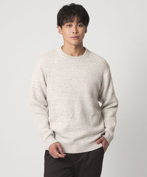 A DAY IN THE LIFE/ミドルゲージ カラーネップ ニット―ウォッシャブル―＜A DAY IN THE LIFE＞/ニット / セーター