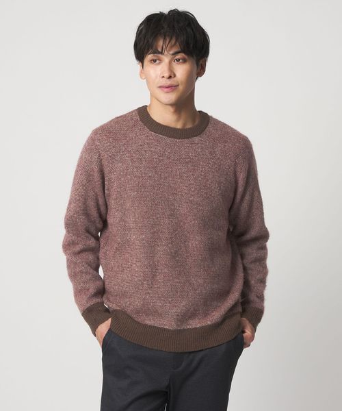 A DAY IN THE LIFE/ミドルゲージ モヘヤライク ジャガード ニット＜A DAY IN THE LIFE＞/ニット / セーター