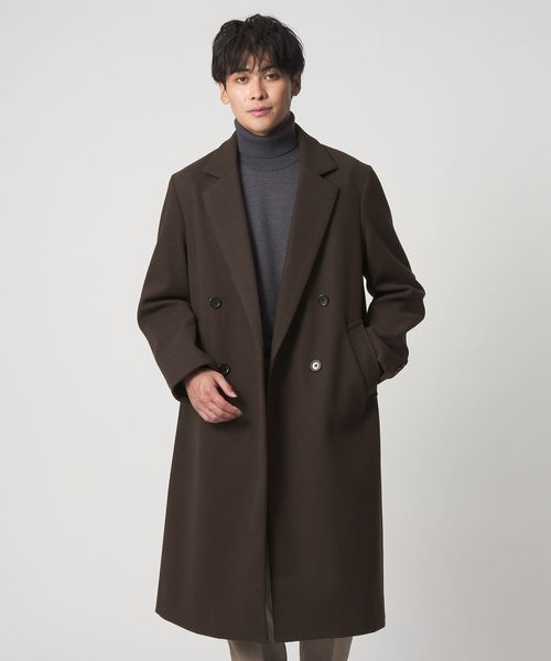 A DAY IN THE LIFE/ニットメルトン ルーズ ダブルチェスター＜A DAY IN THE LIFE＞/チェスターコート