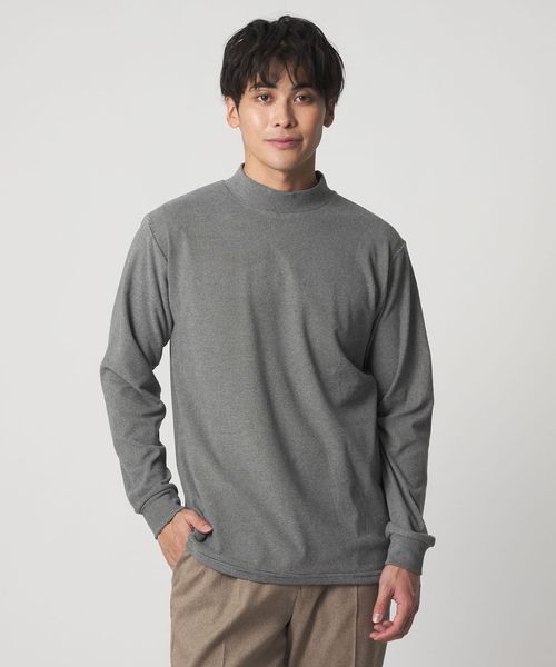 A DAY IN THE LIFE/ピーチスムース モックネック カットソー＜A DAY IN THE LIFE＞/Tシャツ / カットソー