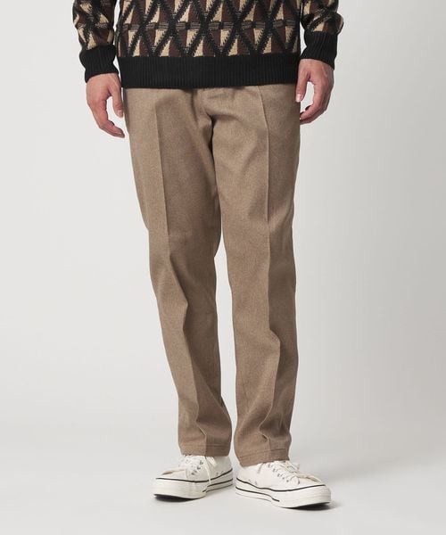 A DAY IN THE LIFE/裏起毛 メランジ 1プリーツ イージーパンツ＜A DAY IN THE LIFE＞/イージーパンツ