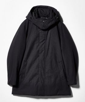 A DAY IN THE LIFE/メランジ ミドル フードブルゾン―撥水―＜A DAY IN THE LIFE＞/中綿 / キルティングジャケット