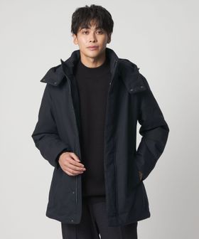 A DAY IN THE LIFE/メランジ ミドル フードブルゾン―撥水―＜A DAY IN THE LIFE＞/中綿 / キルティングジャケット