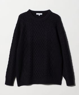 A DAY IN THE LIFE/ミドルゲージ アラン ニット―ウォッシャブル―＜A DAY IN THE LIFE＞/ニット / セーター