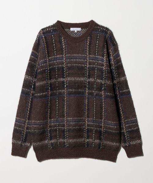 A DAY IN THE LIFE/シャギー チェック ニット―ウォッシャブル―＜A DAY IN THE LIFE＞/ニット / セーター