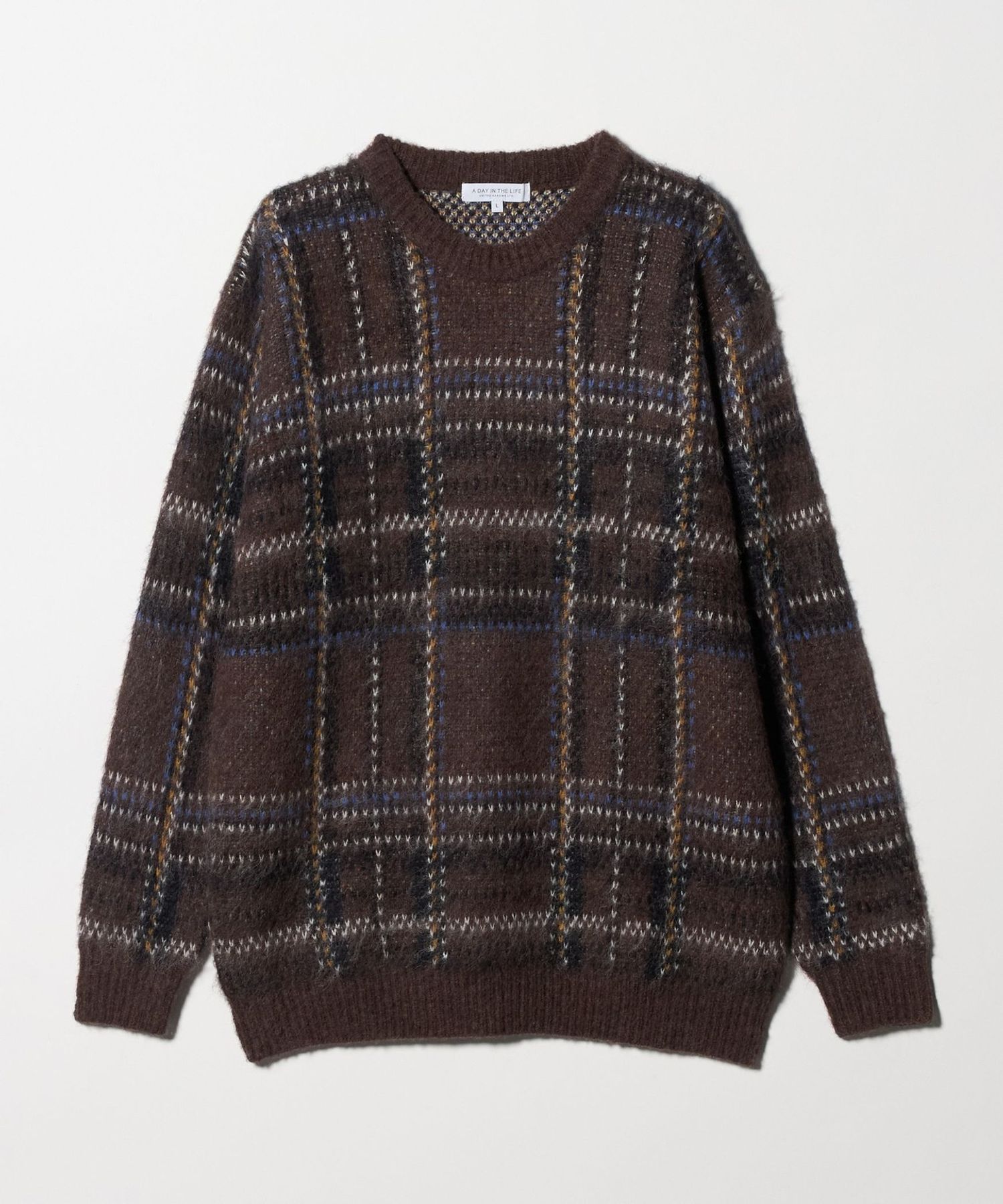 UNITED ARROWS シャギー チェック ショート コート【☆美品】 6200025F0197_x1_a001.jpg