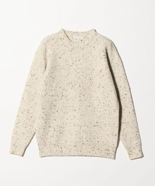 A DAY IN THE LIFE/ミドルゲージ アゼ ネップ クルーネックニット―ウォッシャブル―＜A DAY IN THE LIFE＞/ニット / セーター