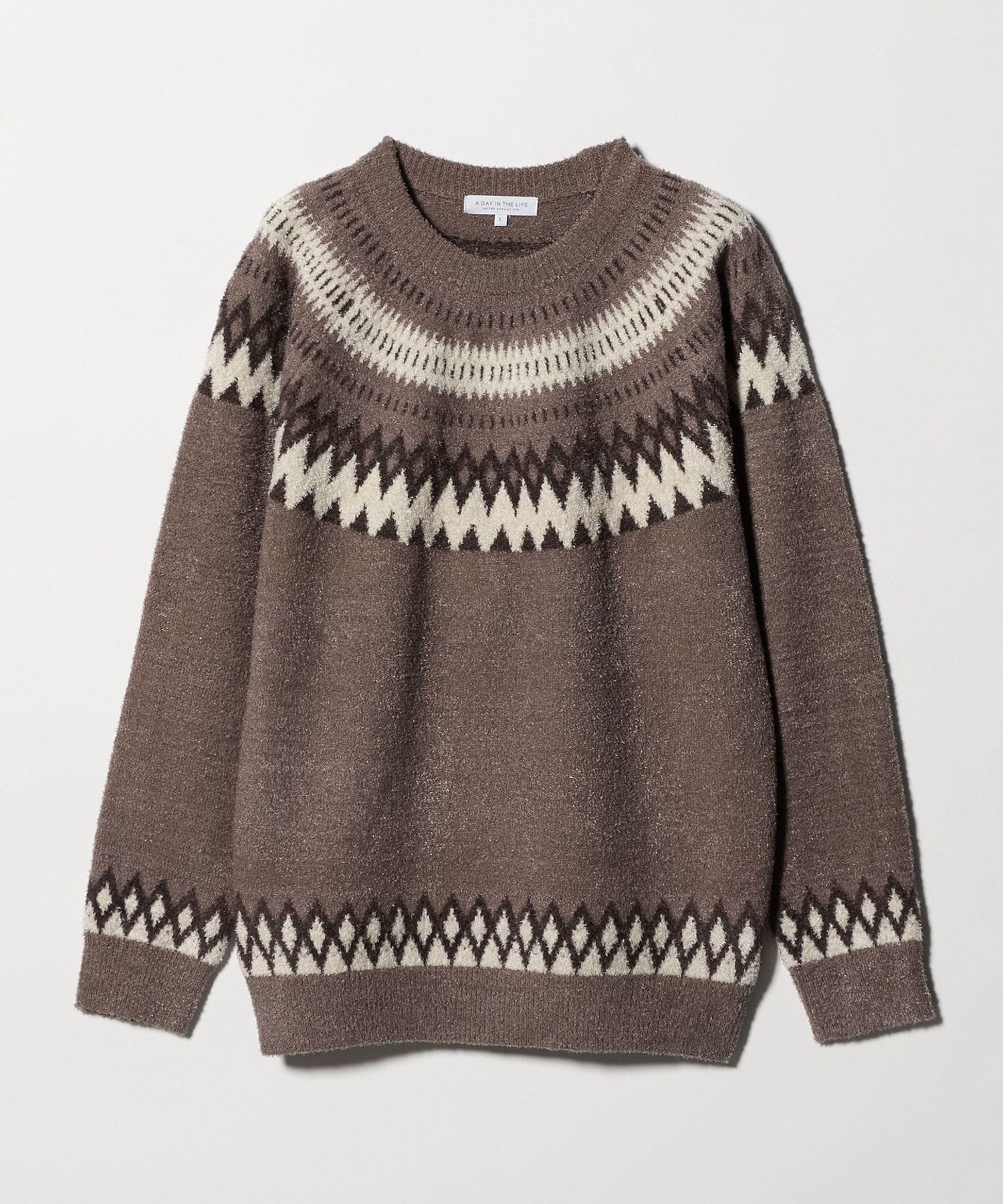 フェザーヤーン ノルディック ニット―ウォッシャブル―＜A DAY IN THE